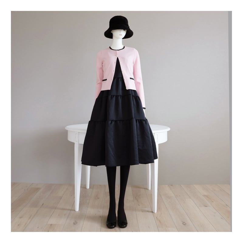 ミラノリブ ブレード付き バイカラーカーディガン【JM2325BD】 | jolie