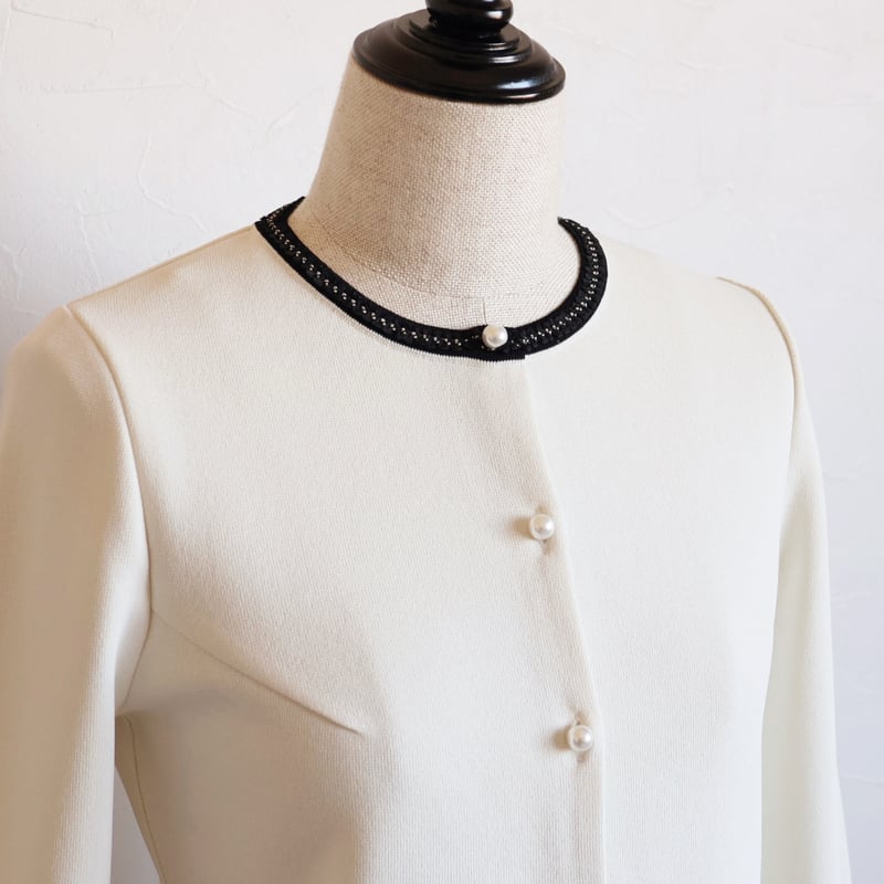 ミラノリブ ブレード付き バイカラーカーディガン【JM2325BD】 | jolie