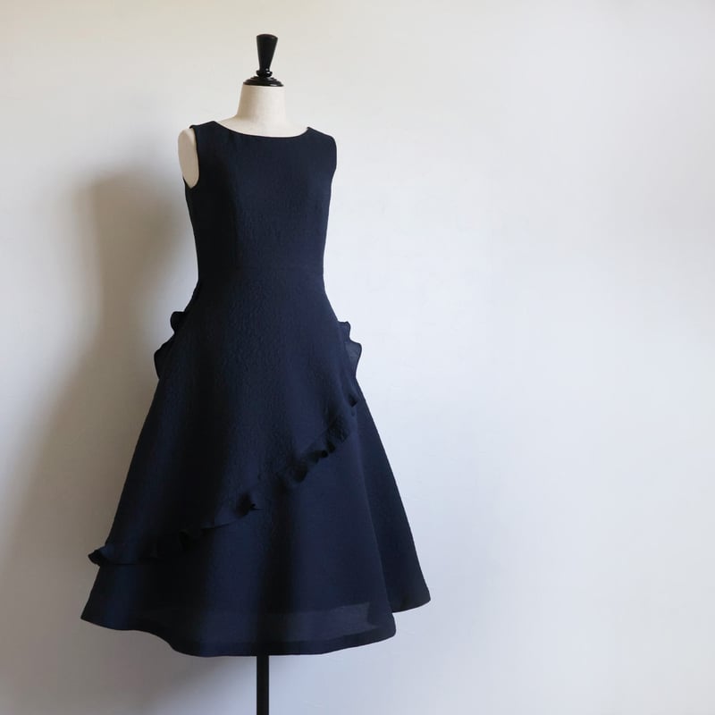 ふくれジャガード フリル付きワンピース【JM2352BE】 | jolie mignon ふくれジャガード フリル付きワンピース【JM2352BE】 | jolie mignon