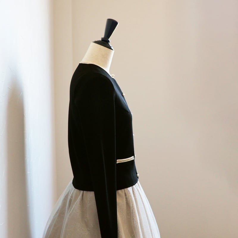 ミラノリブ ブレード付き バイカラーカーディガン【JM2325BD】 | jolie