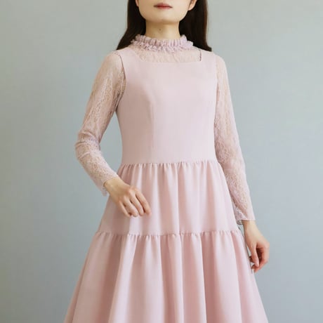 ストレッチレース ラッフルカラーインナー【JM1429BF】