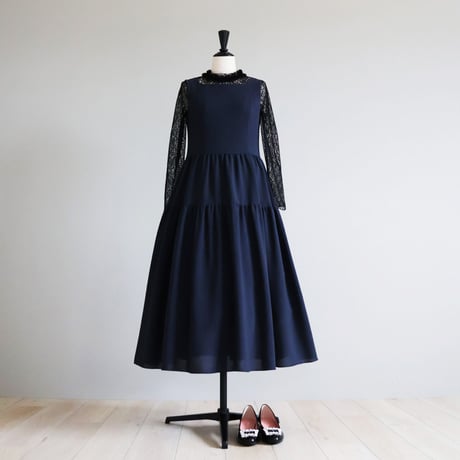 ストレッチレース ラッフルカラーインナー【JM1429BF】