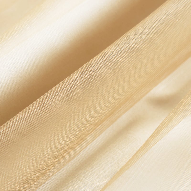 ミディ丈】ギャザー切り替えチュールスカート【JM2354BE