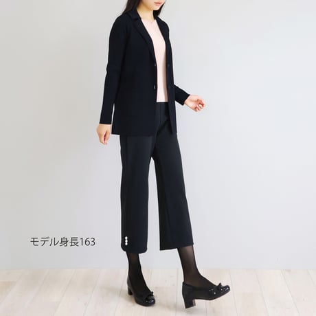 ハートネック ストレッチ長袖プルオーバー【JM2411BF】