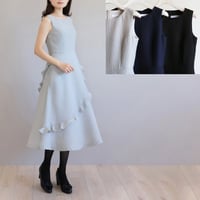 ふくれジャガード フリル付きワンピース【JM2352BE】
