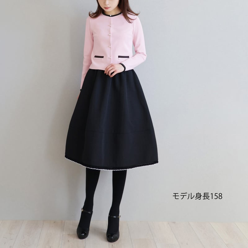 ミラノリブ ブレード付き バイカラーカーディガン【JM2325BD】 | jolie