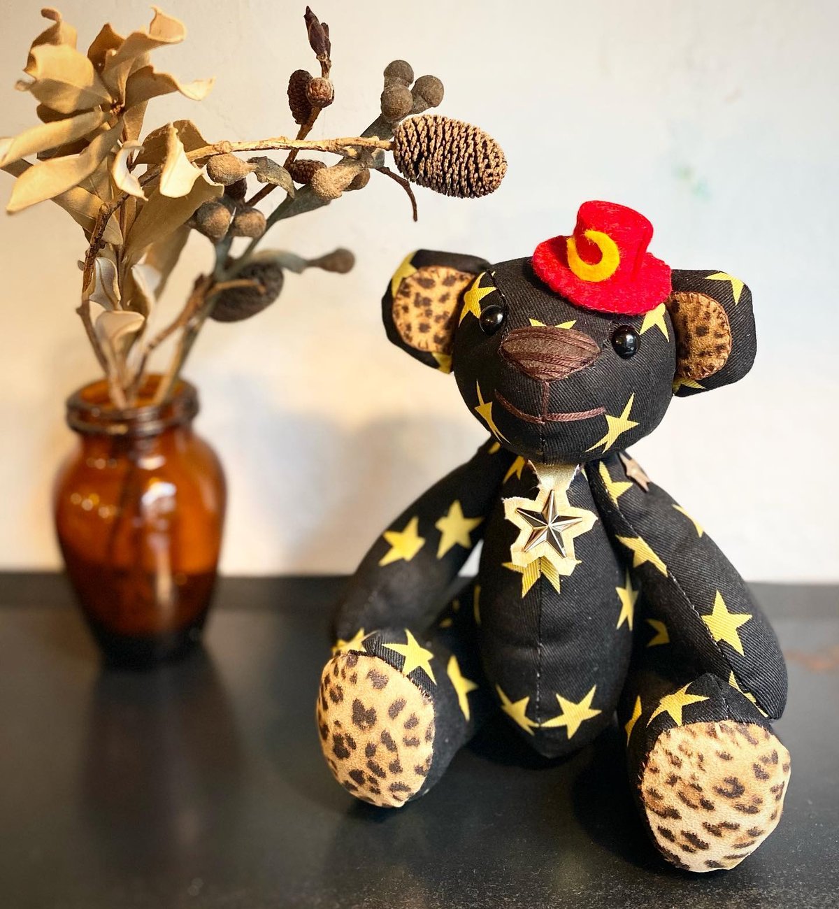 テディベア テディベア RB.23 星のくまちゃん Black | RAINY's STORE