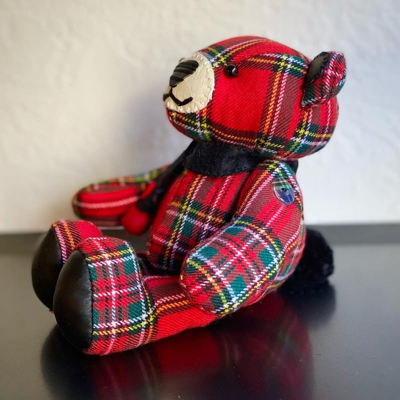 テディベア RB.25 BH Red check | RAINY's STORE