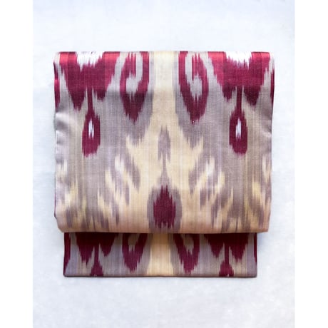 名古屋帯おまとめページ リサイクル名古屋帯 九寸名古屋帯 織物 開き仕立て 絹 赤 御所車