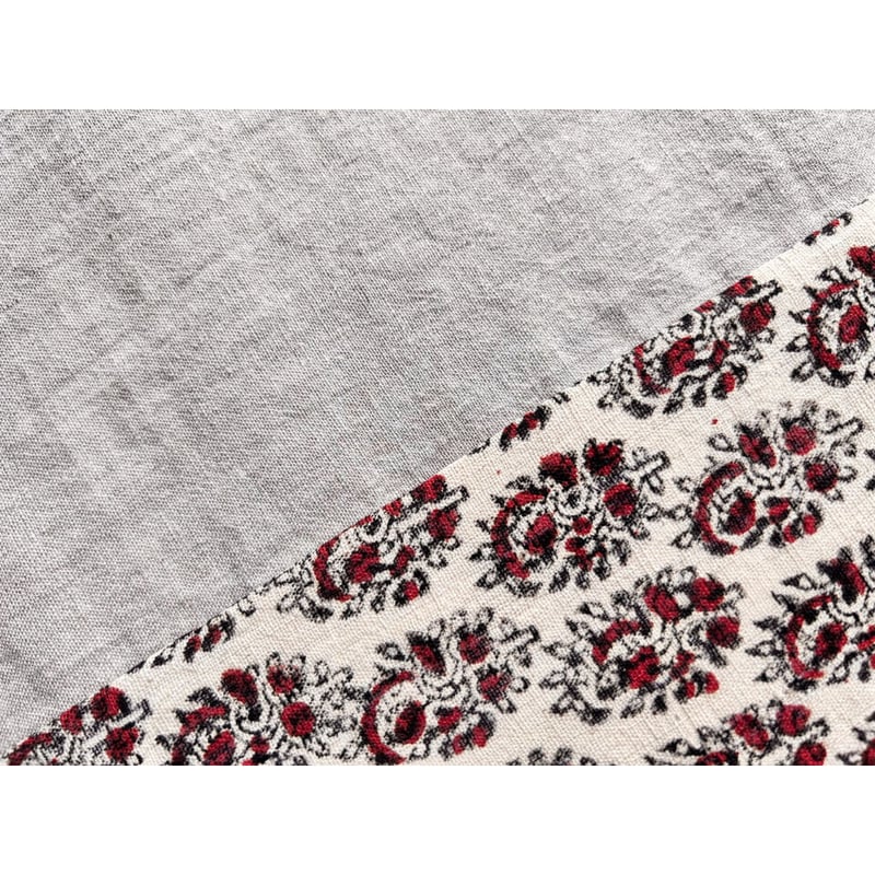 古法インド更紗 九寸名古屋帯 草花文（仕立て上り） | 古布と帯 夫々