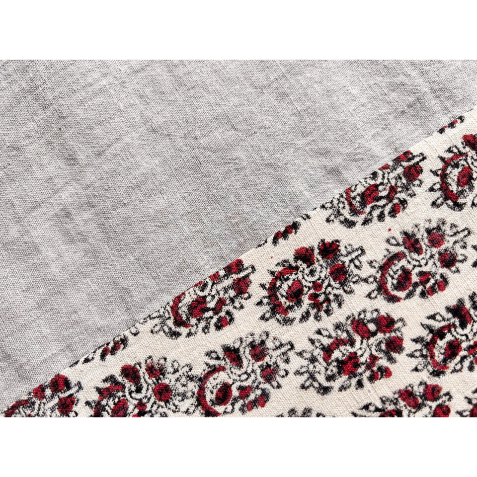 古法インド更紗 九寸名古屋帯 草花文（仕立て上り） | 古布と帯 夫々