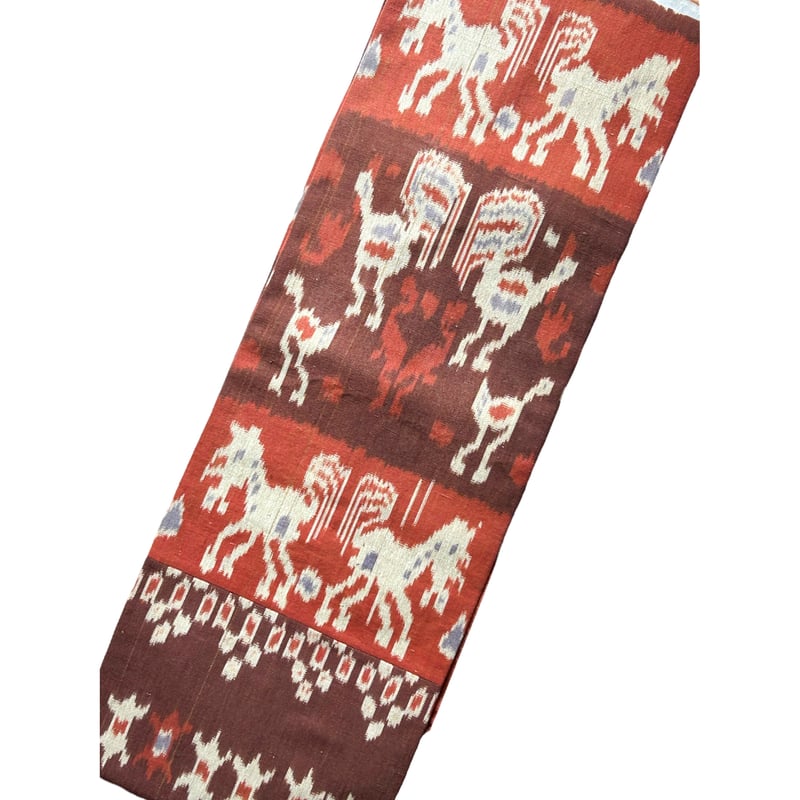 馬っこ ♡馬　ちりめん　染帯　 作り帯 つけ帯 お仕立上　滅紫色　　#3689 馬っこ ♡馬 ちりめん 染帯 作り帯 つけ帯 お仕立上 滅