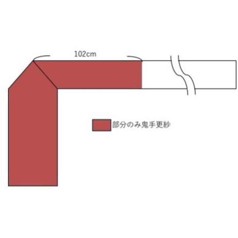 鬼手更紗 花幾何学文 九寸名古屋帯 A（仕立て上り） | 古布と帯 夫々