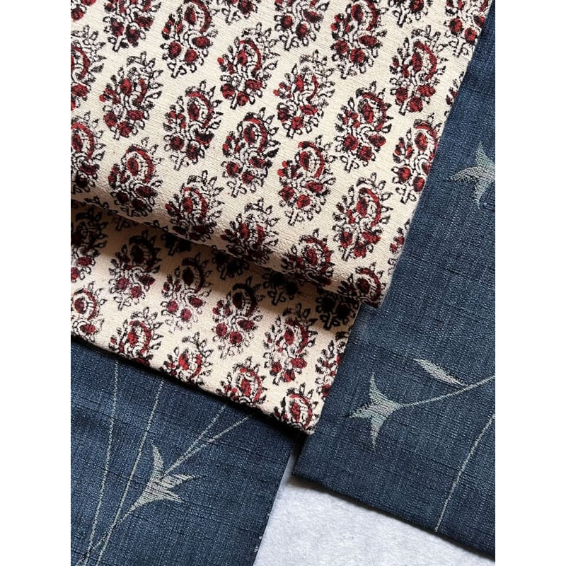 いくこページ 西陣織九寸帯　ガード加工して 濃紫地 華文更紗芯入仕立代込 楽天市場】岡重 名古屋帯 九寸 紫 更紗柄 京友禅 正絹 五泉 駒