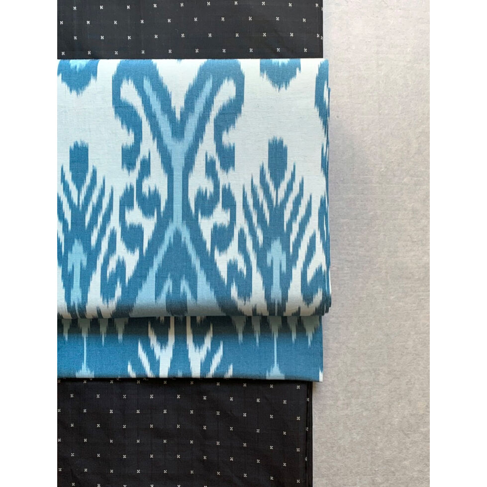 J393☆送料込み❣️ 綿絣 かすり 4枚 まとめ売り❣️ 期間セール（年末まで）書生絣 着物 4点セット 8000円 －着物