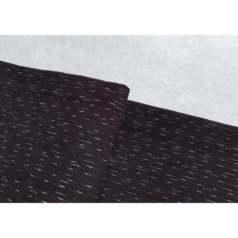 ジャワ更紗 半幅帯 江戸茶色に斜め縞 | 古布と帯 夫々 -sorezore-