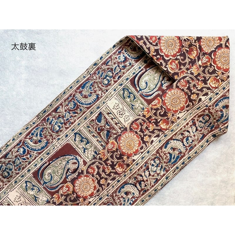 名古屋帯 木綿 古布 更紗 染九寸名古屋帯 和更紗 | 帯 | やまと