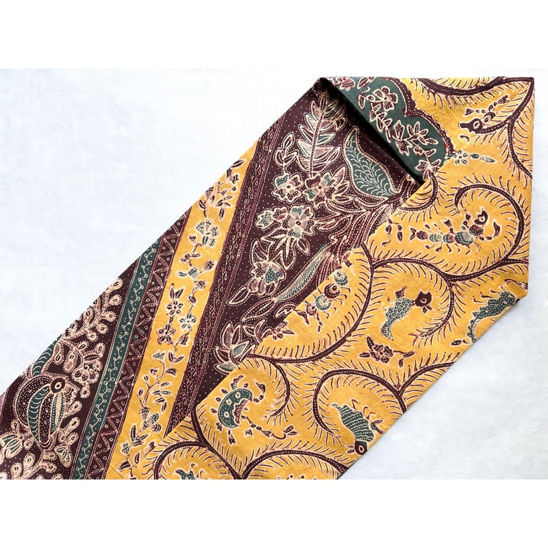 Khadi and Co. /ローブドレス stripe×花型ドット