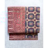 数寄屋袋 インド更紗古裂 赤紅草花模様 | 古布と帯 夫々 -sorezore-