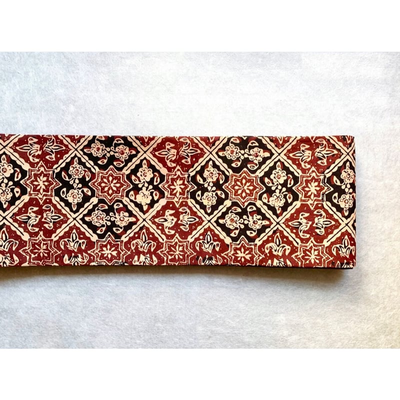 ジャワ更紗 古布 バティック古布 インドネシア 花鳥(リメイク
