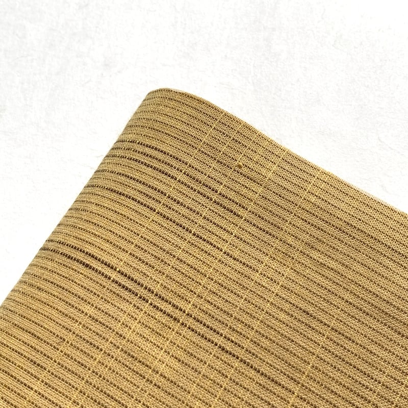 木版更紗木綿サリー半幅帯 岩井茶色に花唐草 | 古布と帯 夫々 -sorezore-