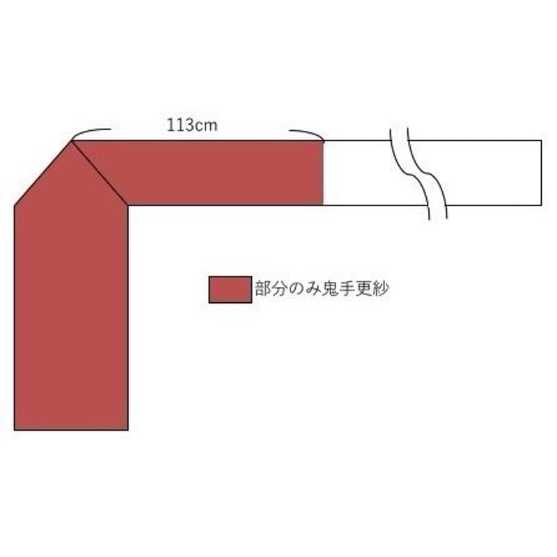 鬼手更紗 草花文 九寸名古屋帯 A（仕立て上り） | 古布と帯 夫々