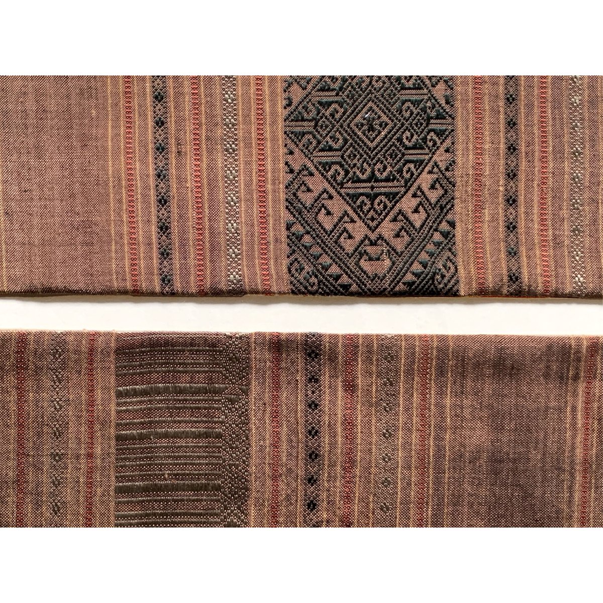 ラオス 浮き織りシルク 半幅帯 駱駝色 | 古布と帯 夫々 -sorezore-