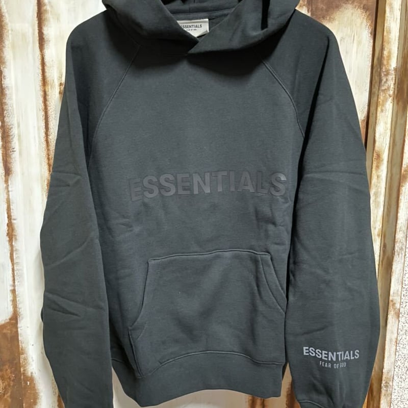 新品・サイズXXS【Fear of God】Essentials ロゴパーカー