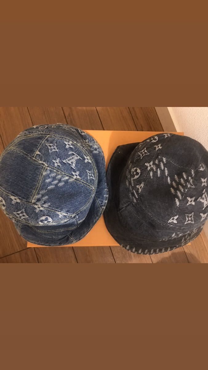 【NIGOコラボ/ブラック】Louis Vuittonデニムウォッシュキャップ fit=scale-down,w=1200