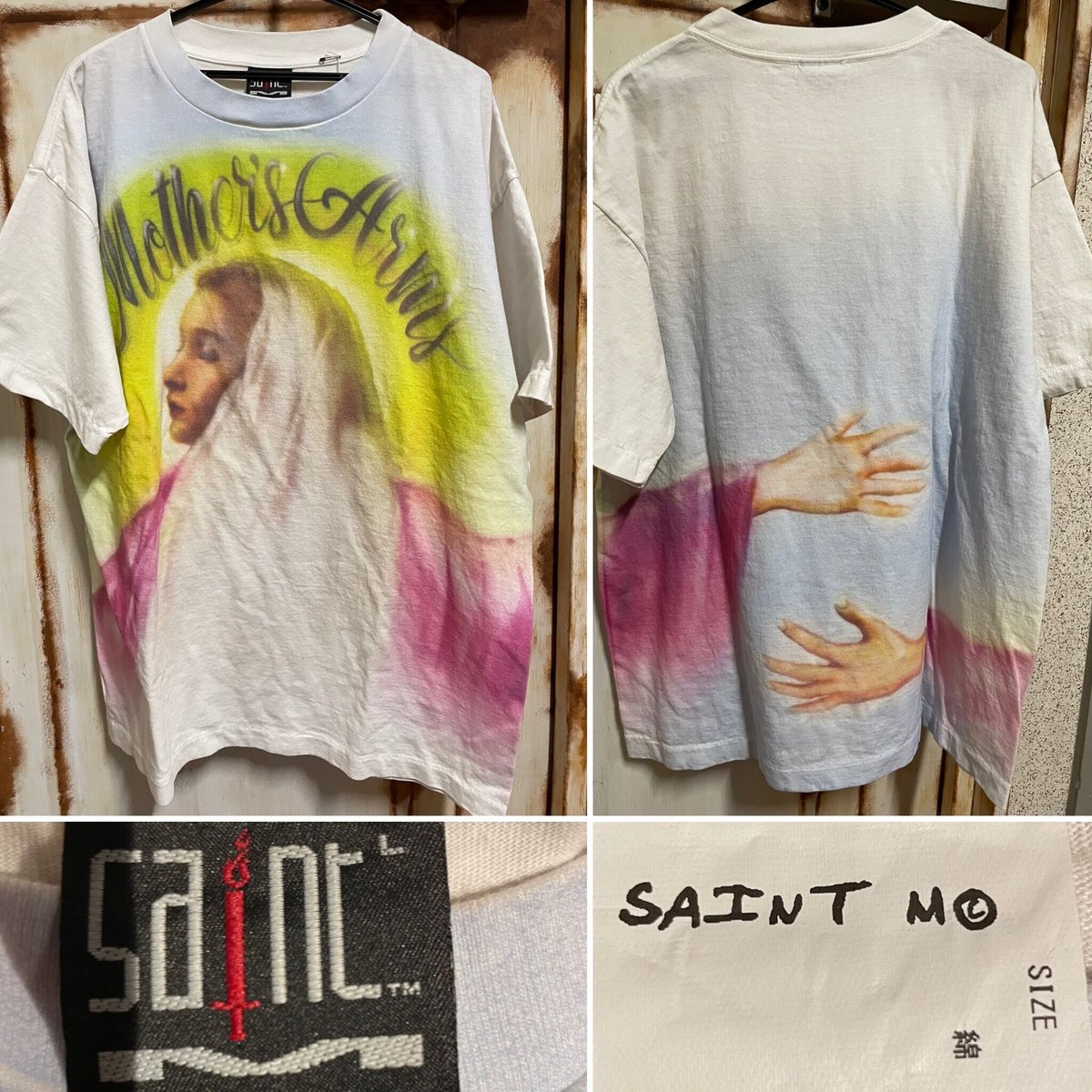 正規店購入　SAINT MICHAEL ハグTEE Mサイズよろしくお願い致します