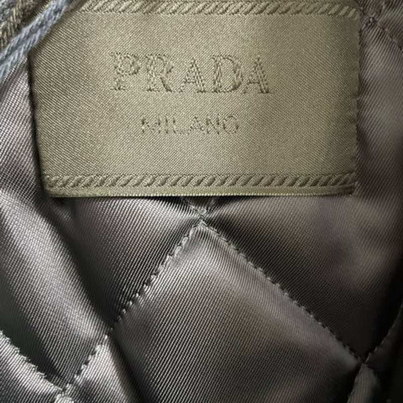 新品☆PRADA トライアングルロゴ ボンバージャケット 三角プレート