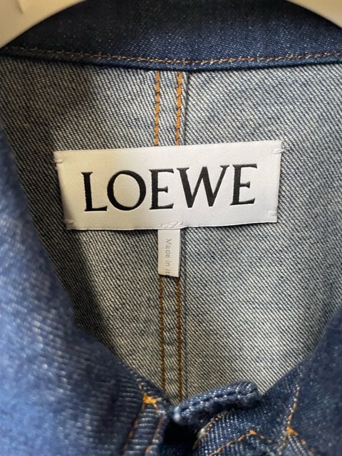 LOEWE ロエベ アナグラム レザーパッチデニムジャケット | SOHOO LOEWE ロエベ アナグラム レザーパッチデニムジャケット | SOHOO