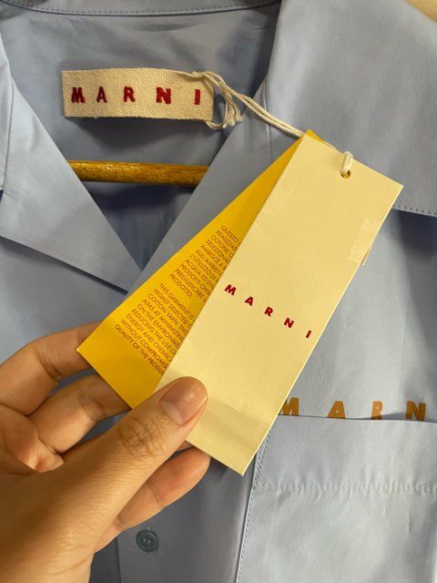 新品定価61600円　Marni マルニ　ロゴ　ボウリングシャツ 46