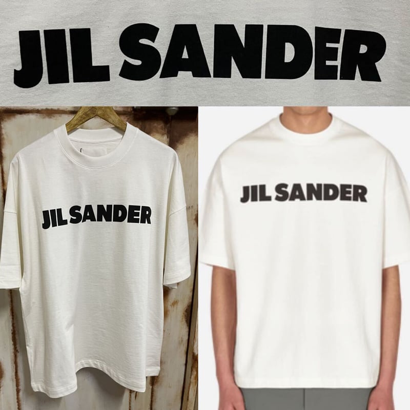 新品☆タグ付き☆ JIL SANDER ジルサンダー ブランドロゴ クルーネック