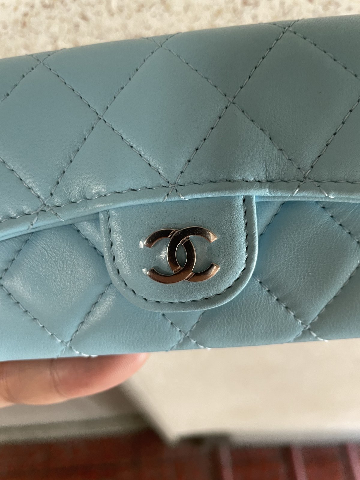 希少カラーCHANEL シャネル クラシック フラップ カードケース 名刺