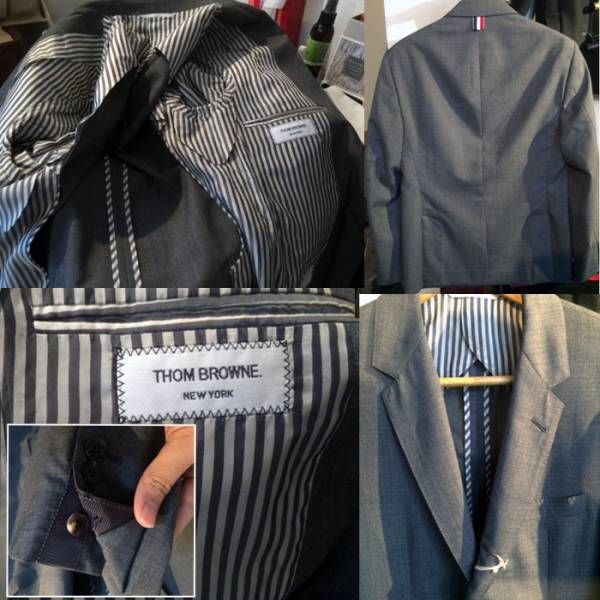 貴重☆THOM BROWNE トムブラウン セットアップ スーツ サイズ1 貴重☆THOM BROWNE トムブラウン セットアップ スーツ サイズ1