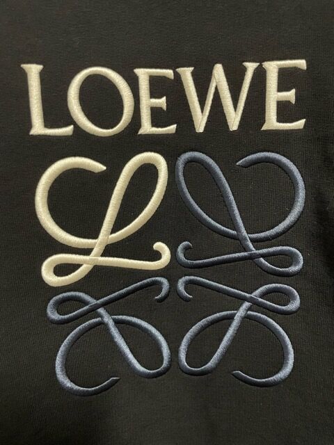 新品 LOEWE ロエベ ブランドロゴ 刺繍 アナグラム スウェット