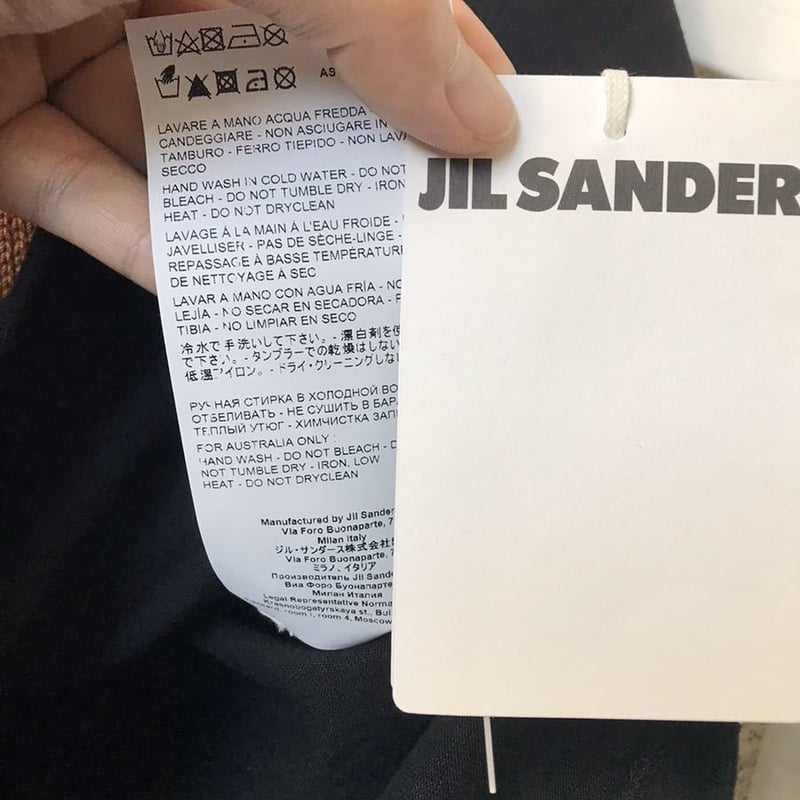 正規 JIL SANDER ジルサンダー フラワープリント Tシャツ