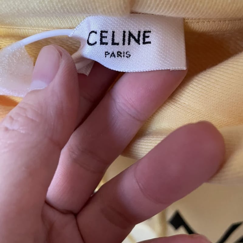 セリーヌ CELINE セリーヌ ロゴ ブラック パーカー Sサイズ 新品