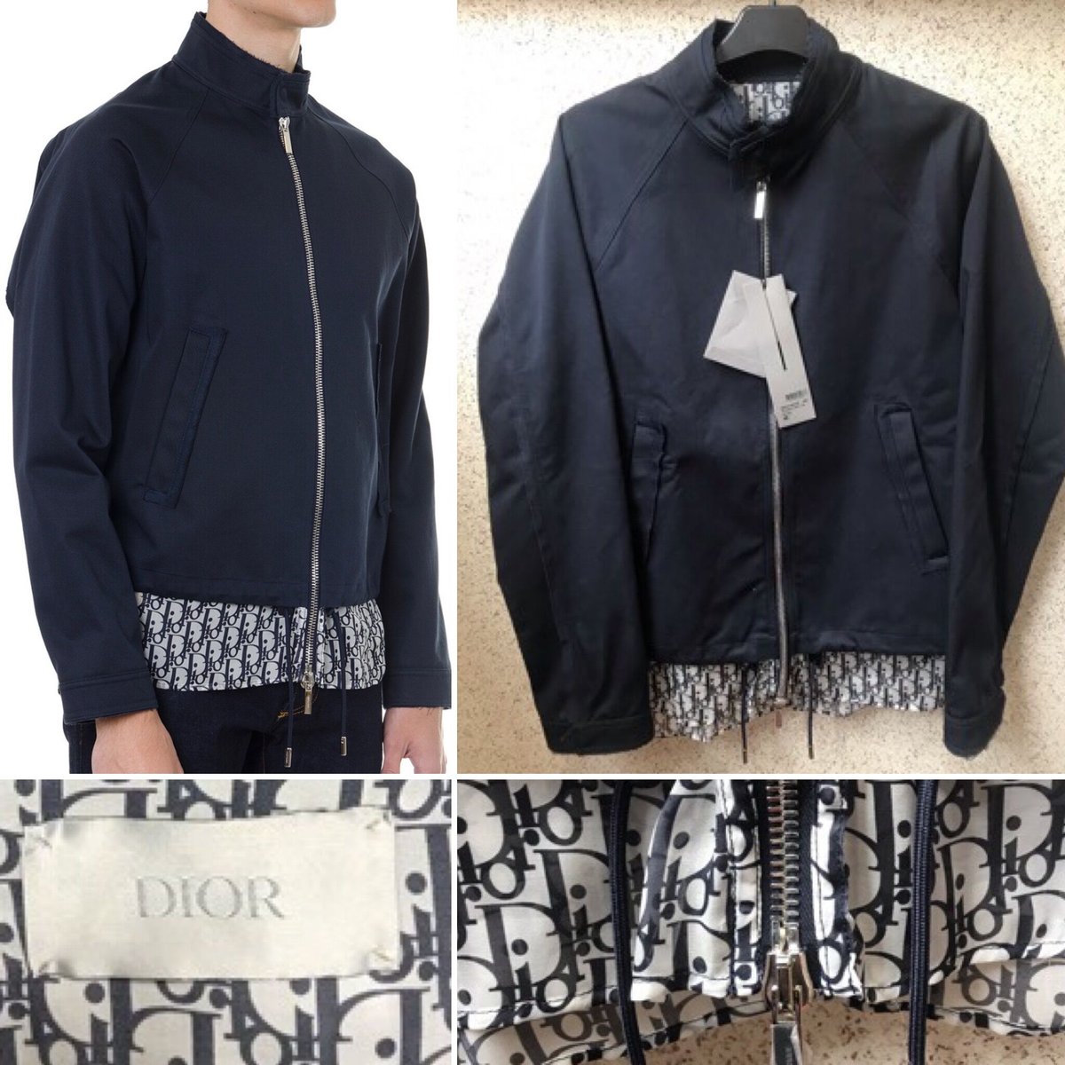 新品タグ付き☆ディオール DIOR Oblique オブリーク柄 シャツ 新品タグ付き☆ディオール DIOR Oblique オブリーク柄 シャツ
