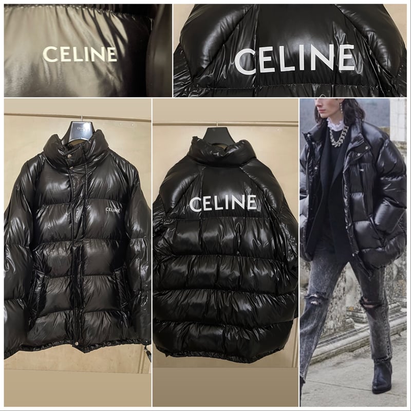 新品☆21FW☆CELINE Hedi Simane セリーヌ バックロゴ キルティング 