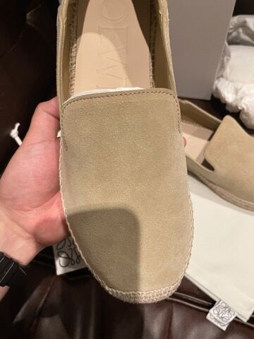 新品☆LOEWE ロエベ スエード エスパドリュー スリッポン