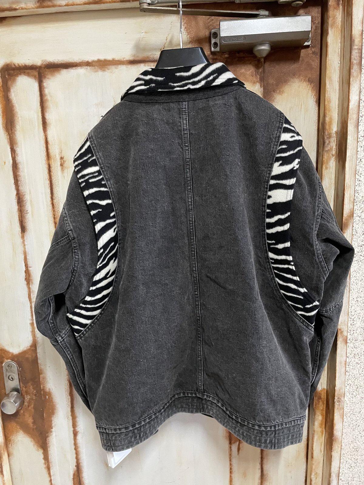 新品☆21FW☆CELINE Hedi Simane セリーヌ ゼブラ 切り替え 新品☆21FW☆CELINE Hedi Simane セリーヌ ゼブラ 切り替え