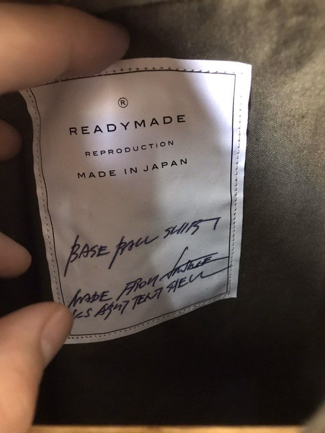 新品タグ付き Ready Made レディメイド ベースボールシャツ ...