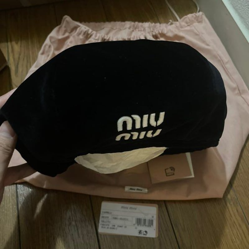 新品☆MIU MIU☆ミュウミュウ ベロア ベレー帽 | SOHOO STORE