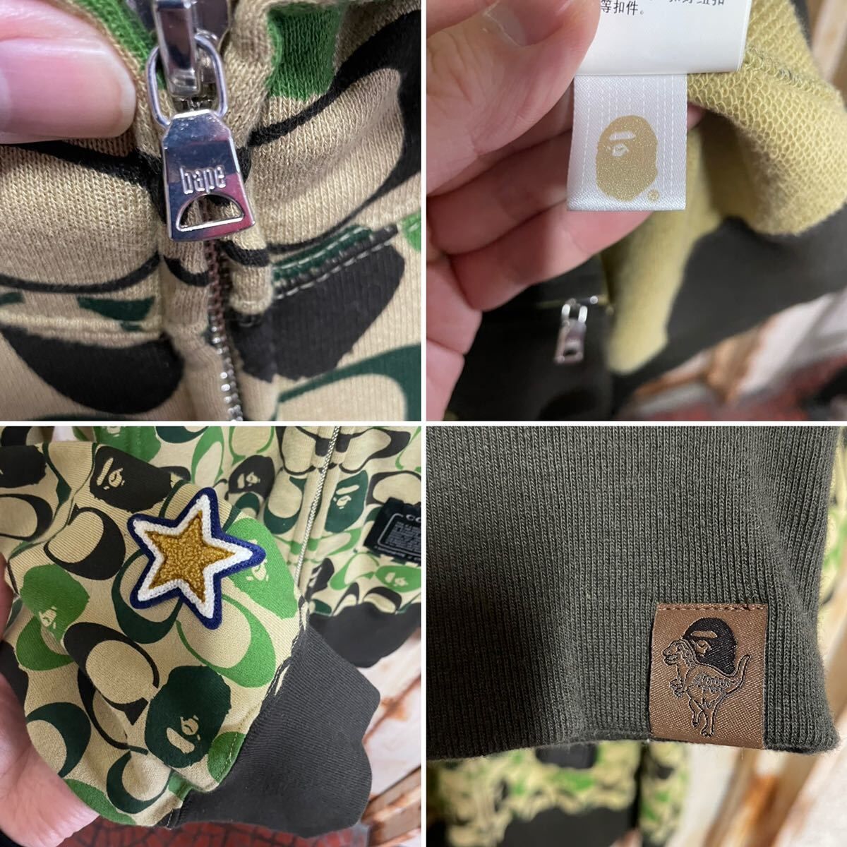 貴重XLサイズ新品☆A BATHING APE × Coach アベイシングエイプ × コーチ