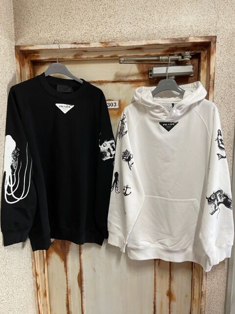 新品22SS☆PRADA by Raf Simons プラダ ラフシモンズ デザインプリント ...