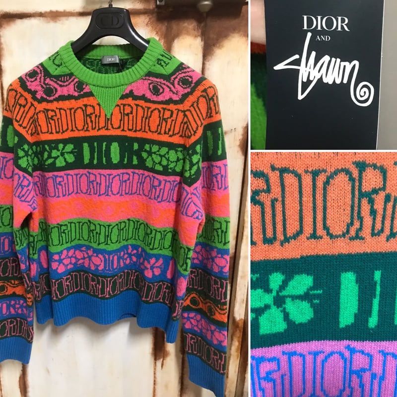 専用ページ Dior ディオール × Shawn Stussy トレーナー Buy Dior x Shawn Stussy Bee Garment-Dyed Sweatshirt 'Grey