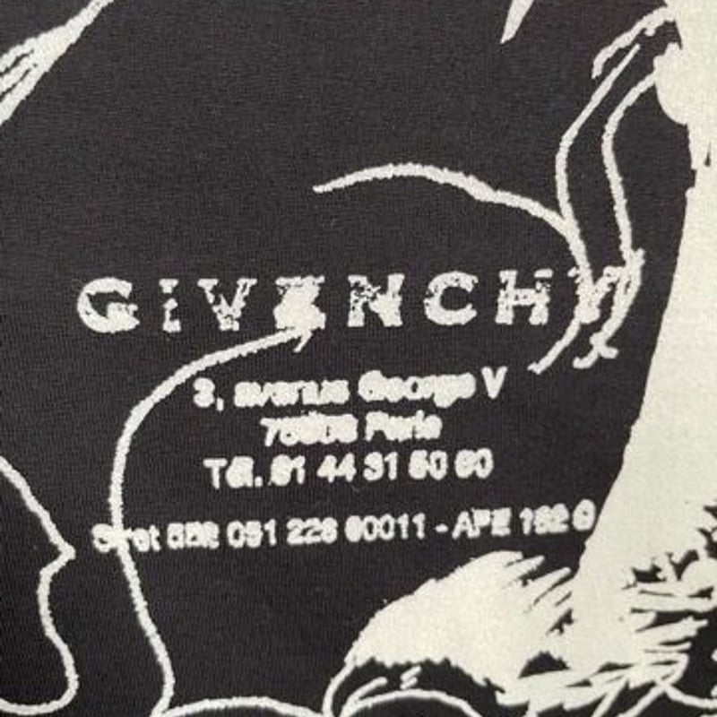 新品タグ付☆GIVENCHY オーバーサイズ ゴシック Tシャツ ブランドロゴ