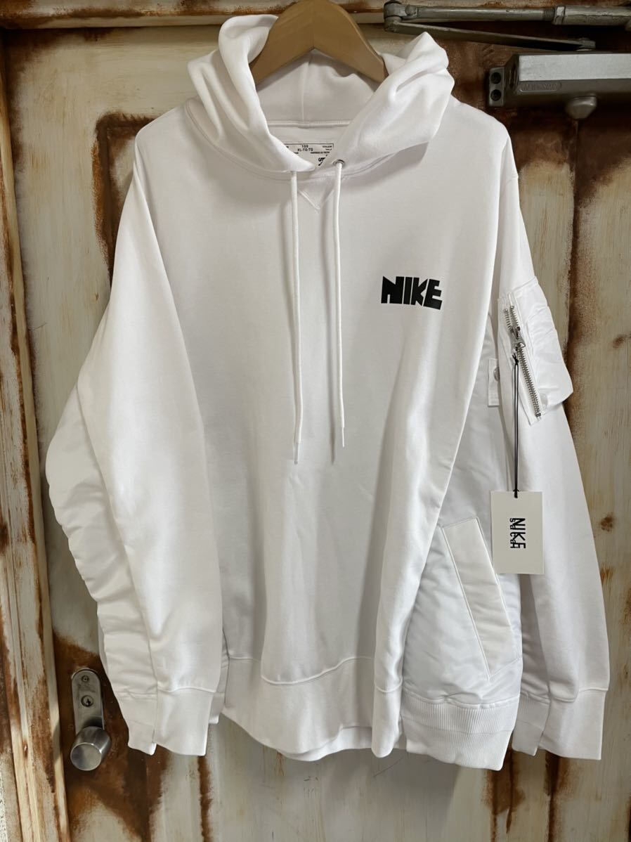 新品タグ付☆sacai サカイ ×NIKE ナイキ Hoodie MA-1 ボンバー